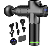 Deep Muscle Massage Gun Electric Percussion Pistol Massager For Body Neck Back Leg Fitness Tool 30 Levels Deep Muscle Massage Gu