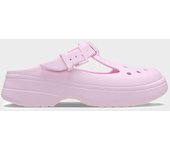 Crocs Classic Mary Jane Clog zuecos rosas para niña y mujer