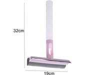 3 in 1 Spray Scrape Wipe Window Squeegee Glass Cleaner Window Wiper Scraper Cleaning Shower Squeegee for Household Cleaning Tool