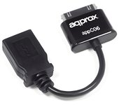 Cable adaptador usb a 30 pines approx appc06 para samsung color negro