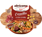 Cazuelita de cocido español Abricome 415g - incluye cazuela de barro - ¡Listo para comer!
