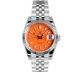 Top New Brand Tandorio Automatic Mechanical Watch Date Fluted Bezel Men NH35A Movt Suburst Dial 36mm 39mm Steel Case Glass Back