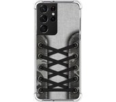 Tumundosmartphone Funda Silicona Antigolpes para Samsung Galaxy S21 Ultra 5G diseño Zapatillas 16 Dibujos