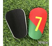 1Pair Mini Football Shin Pad Leg Protector Wear-resistant Shock Absorbing Leg Protector Soccer Training Shank Board