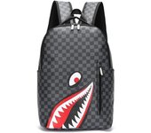 Mochila Leisure Shark de gran capacidad para hombre, ideal para viajes al campus (C1, grande)