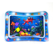 Summer Inflatable Water Mat PVC Playmat Toddler Activity Play Center Water Mat for Babies Early Education Developing Summer Toy