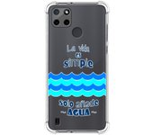 Funda Silicona Antigolpes para Realme C21Y / C25Y diseño Agua Dibujos