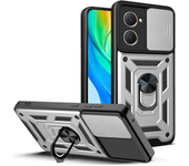 Armor Case For VIVO Y28S Y18 Y18e Y28 Y03 Y02 Y17S Y27 Y16 Y36 5G Cover Lens Protection With Ring Magnetic Holder Coque Fundas