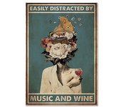 Retro Sheets Wall Art Vintage Pictures Canvas Paintings Be Kind Lose Your Mind Find Your Soul Yoga Posters Home Room Decoration