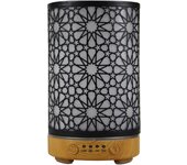 Aroma Diffuser 100ML Timing Function Hollow Star Ultrasonic Air Humidifier Bedroom Essential Oil Diffuser with LED Night Lights