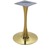 Base de mesa TULIP, acabado dorado, base de 50 cms de diámetro, altura 70 cms