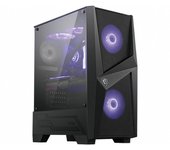 MSI MAG Forge 100M - Caja ATX - Cristal templado - 2 x 120 mm RGB - 2 x USB 3.2 - 421x210x499