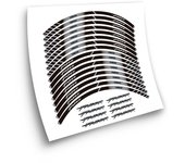 Kit de Pegatinas compatibles con  llantas de moto Yamaha Fazer mod.2
