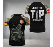 Fashion New Spanish Army Men's T-Shirt Veteran Soldier Flag Print Summer Short Sleeve Oversized O Neck Pullover Tops Clothing