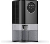 Deshumidificador doméstico, tanque de agua de 51 onzas, Deshumidificador silencioso, adecuado para baño, dormitorio, Autocaravana y encimera de cocina, con función de apagado automático y secado rápido de ropa, Luz LED de 7 colores