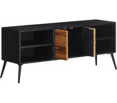 vidaXL Mueble de TV teca maciza reciclada 112x31x45 cm, Mueble de Salon, Mueble TV, Mueble TV salon, Mesa de TV, Mueble tele