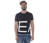 Emporio Armani EA7 Camiseta Algodón Hombre Negro 3 ZPT38PJM9Z 1200