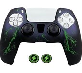 Laser Carving Soft Silicone Cover For PS5 Controller Skin Case Gamepad Joystick Accessories
