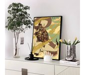 Avatar The Last Airbender Aang Fight  Self-adhesive Art Poster HD Quality Wall Art Retro Posters for Home Home Decor