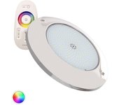 Ledkia Foco Piscina Superficie LED RGBW Sumergible 12V DC IP68 Acero Inoxidable 35W Sí RGBW