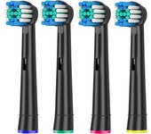 Toothbrush Head Compatible with Oral b Braun Electric Toothbrush, Precision Replacement Brush Heads for Pro Smart Genius, Effici