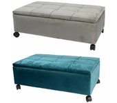 Banqueta DKD Home Decor   70 x 39,5 x 24,5 cm Gris Verde Álamo (2 Unidades)