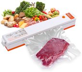 Sellador de Alimentos Eléctrico  Máquina de Empaque al Vacío Automático con 10 Bolsas de Ahorro Herramienta de Cocina 220V Producto Especial de Dangerous Goods Hecho en China