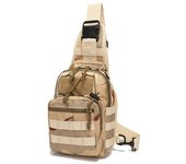 Bolso pequeño de pecho de camuflaje para deporte al aire libre, cycling, bandolera individual, bolso de pecho pequeño, bolso de hombro táctico para exteriores