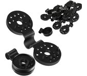 50 PCS Shade Cloth Plastic Clips Round Plastic Black Clips for Sun Shade Net Anti Bird Garden Shade Netting Shade Fabric