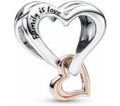 Charm Pandora Corazón Infinito Filigrana Dos Tonos