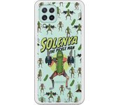 Funda original compatible con Samsung Galaxy A22 4G - Rick y Morty Solenya Pickle Man