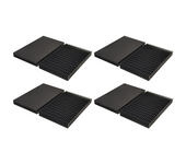 4X DIY Aluminum Radiator for RTX 3080 3090 Graphics Card Backside VRAM, MOD GPU Backplate 150X90X15mm