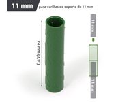 20PCS Plant Support Connectors Vines Climbing Plant Connecting Pipes 8/11/16/20mm Garden Stakes Grafting Stick Joint Accessories