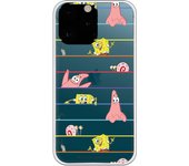 Funda original compatible con iPhone 13 Pro Max - Bob Esponja Multipersonaje Arcoiris