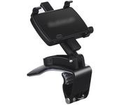 AUTOZOCO Soporte salpicadero Coche para móvil, Montura salpicadero de Coche, Soporte rotatorio salpicadero Coche, rotación de 360 Grados, Enganche Clip, Apto para Dispositivos 3.5 a 6.8 Pulgadas