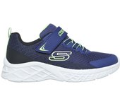 Zapatillas Skechers Microspec Ii Zovrix para niños en color azul