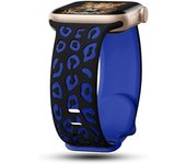 Engraved Strap For Apple Watch Band 45mm 44mm 42mm 41mm 40mm 49mm Silicone Correa Bracelet iWatch Series 8 9 7 SE 6 5 4 3 Ultra