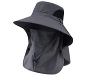 Sombrero De Pescador De Verano Para Hombres,Grande Protección Solar Para Exterior Ciclismo