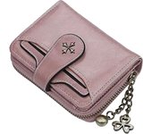 Carteras con Cremallera Cartera gótica Minicartera de Piel.