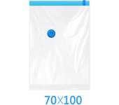 Multiple Sizes Vacuum Compression Zipper Storage Bag With Airtight Valve And Hand Pump Vacuum Bag For Clothing Duvet Comforter