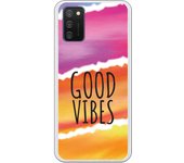 Funda compatible con Samsung Galaxy A02S - Good Vibes Tie