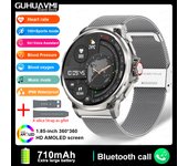 Para Android Ios GPS Track Reloj Inteligente hombres 1.85 pulgadas ultra HD AMOLED Screen,batería grande de 710 mah,llamada Bluetooth,Rastreador GPS Men's,Pronóstico del tiempo real,Frecuencia cardíaca,ip68 impermeable,400 + Smart Watch de Mesa 2024 Nuevo