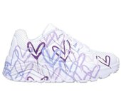 Zapatilla Niña Skechers Uno Lite Corazones Lila