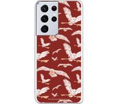 Funda original compatible con Samsung Galaxy S21 Ultra - S30 Ultra - Harry Potter Patron Lechuzas
