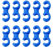 10-30pcs S Style Brake Cable Clips for Bicycle MTB Rotatable Line Hose Guide Line Hook Pipe Buckles For Cycling Accessories