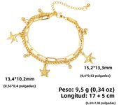Stainless steel starfish shell pendant bracelet women's bohemian ocean beach jewelry give friends anniversary jewelry gifts