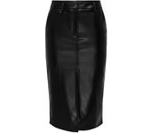 JDY Jdyalexa Hw Midi Slit Skirt Pnt 15330385 Black