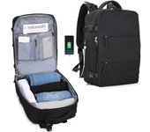 Mochara Viaje Cabin Avion 42*32*20 para Ryanair, Maletas de viaje avion cabin Bolsa de Cabina para EasyJet Equipaje de Mano Cabina Avion Mochila de Senderismo