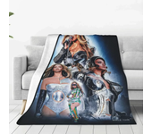 Beyonce Flannel Blankets American Singer Super Soft Throw Blanket for Living Room Travel Aesthetic Bedspread Sofa Bed Cover