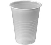 Set de vasos reutilizables Algon Blanco 220 ml 50 Unidades